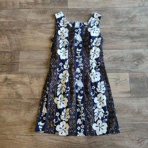 Aloha Republic Girls Floral Hawaiian Dress